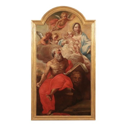 San Marco con la Madonna,il Bambino e Angeli