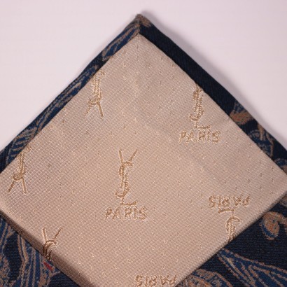 Vintage Yves Saint Laurent Silk Scarf France