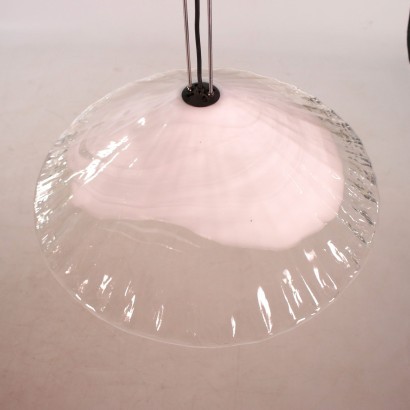 Ceiling Lamp Blown Glass Italy 1980s