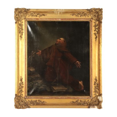 Saint Francis In Ecstasy Oil On Canvas 1847