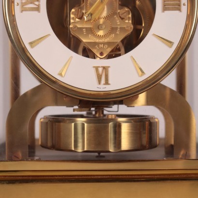 ATMOS Jaegar-Lecoutre Table Clock Calibre 526-5 Switzerlan 20th Cent