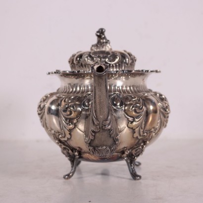P. Arioli Teapot Silver Italy XX Century