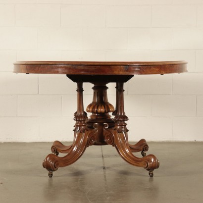Victorian Table Walnut England 19th-20th Century