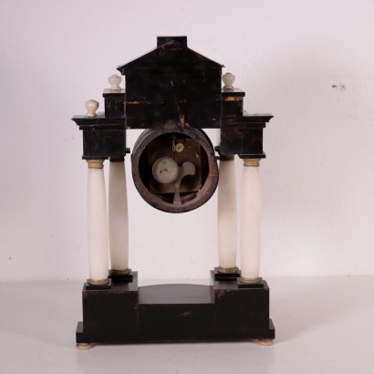 Temple Shaped Clock Ebonized Wood 19th Century