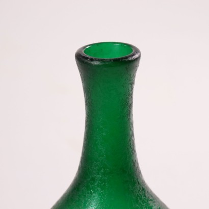 Glass Bottle Murano Italy 1950s Seguso Manufacture