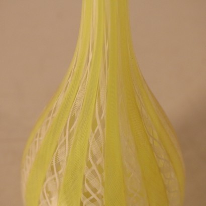 Bottle Glass Murano Italy 1980s Murano Manufacture