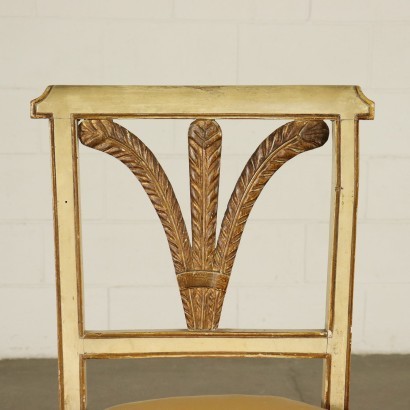 Group Of Eight Chairs Bourbon Restoration Late 19th Century