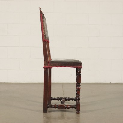 antigüedad, silla, sillas antiguas, silla antigua, silla italiana antigua, silla antigua, silla neoclásica, silla del siglo XIX, Grupo de cuatro sillas barrocas