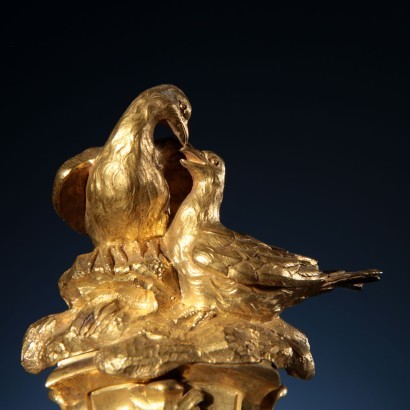 Kaminuhr Henry Dasson Bronze Frankreich 1885