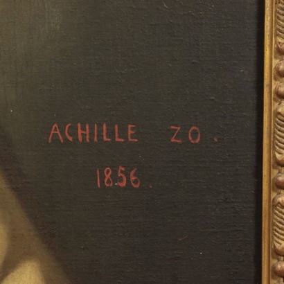 Achille Zo Oil on Canvas 19th Century