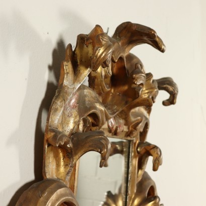 Baroque Mirror Silver-Gilt Italy 17th-18th Century