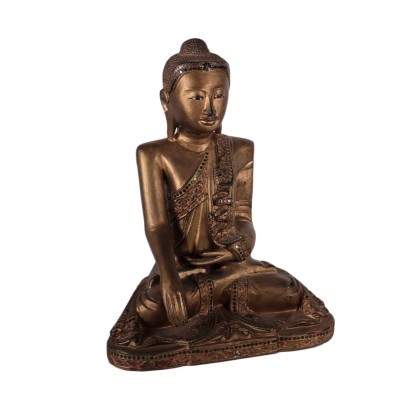 Buddha Statua in Legno