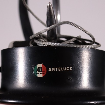 Arteluce 2097/30 Lampe Aluminium Italien 1960er