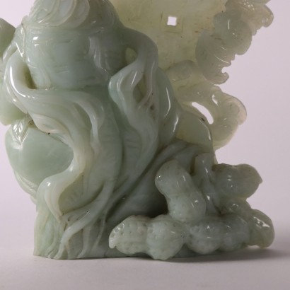 Sculpture Pietra Serpentina China 20th Century