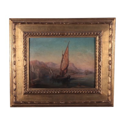 arte, arte italiano, pintura italiana del siglo XIX, Marina