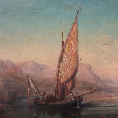 arte, arte italiano, pintura italiana del siglo XIX, Marina