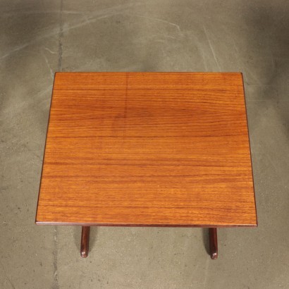 Small Tables Teak Veneer England 1960s