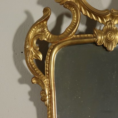 Pair Of Mirrors Rococo Italy Mid 19th Century