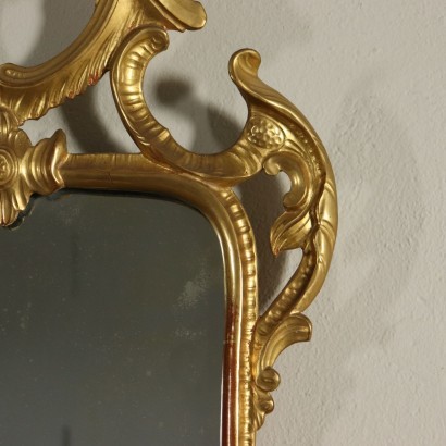 Pair Of Mirrors Rococo Italy Mid 19th Century