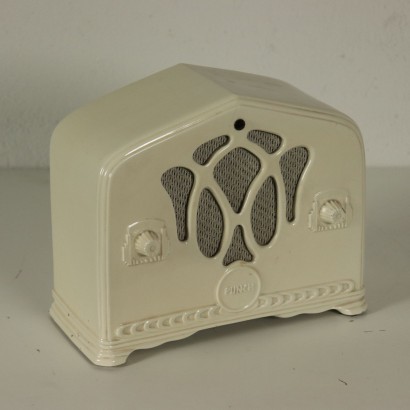 80er Jahre Keramik Radio Reproduktion