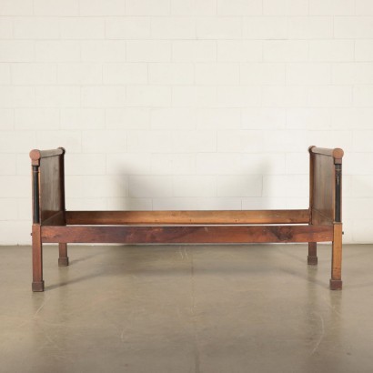 antique, bed, antique beds, antique bed, antique Italian bed, antique bed, neoclassical bed, 19th century bed - antique, headboard, antique headboards, antique headboards, antique Italian headboard, antique headboard, neoclassical headboard, 19th century headboard, Empire single bed