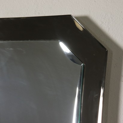 Mirror Mirrored Glass Smoked Glass Italy 1960s