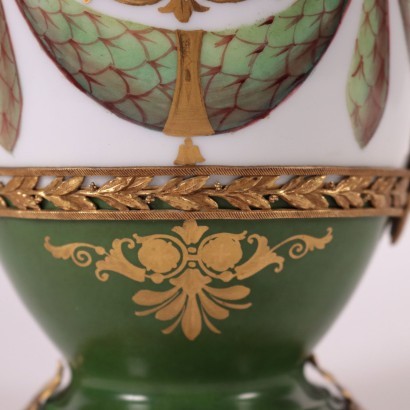 Empire Style Vase Porcelain France 19th Century