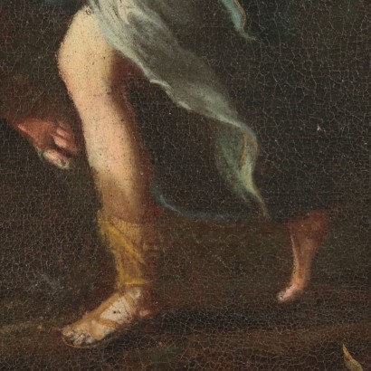 Mythological Scene Oil On Canvas Neapolitan School 17th Century