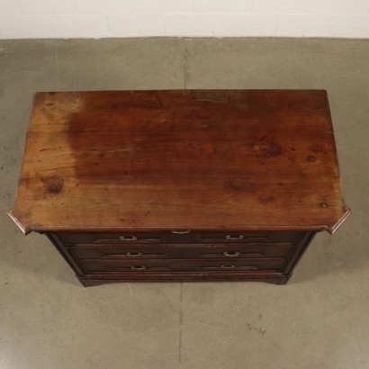North European Chest of Drawers Cherry and Pine 19th Century