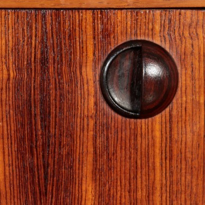 Sideboard Rosewood Veneer Laquered Wood Italy 1960s