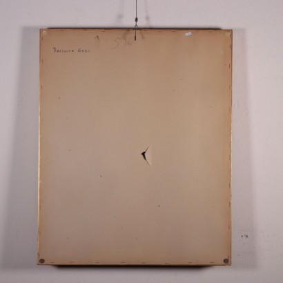 Gino Moro Mixed Media on Cardboard Contemporary Art