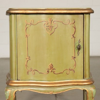 Pair of Barocchetto Style Bedside Tables Italy 20th Century