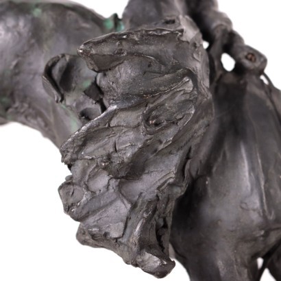Rodeo-Ritter Skulptur Bronze - XX Jhd