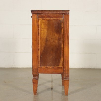 Neo-Classical Bedside Table Maple Cherry Walnut Italy Second Half 1700