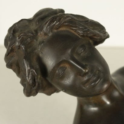 Female Bust Bronze Italy 20th Century