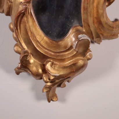 Roman Mirror Barocchetto Period Rome Italy 18th Century