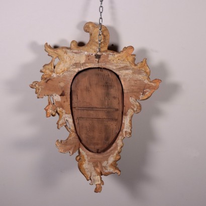 Barockstil Spiegel Holz Italien XVIII Jhd