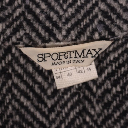 Vintage Sportmax Coat Wool 1980s-1990s