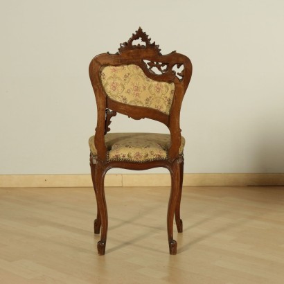 Pair of Liberty Armchairs and 4 Chairs Italy 20th Century