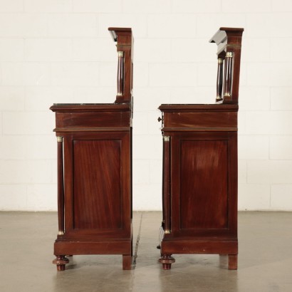 Pair of Empire Style Bedside Tables