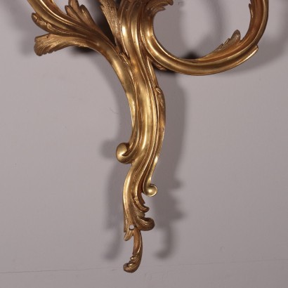 Paire d’Appliques Napoléon III Bronze doré Italie Fin'800