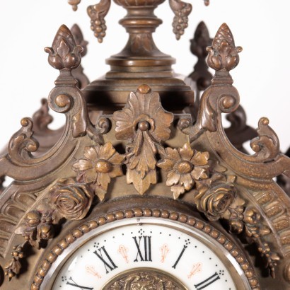 Table Clock Bronze France 19th Century