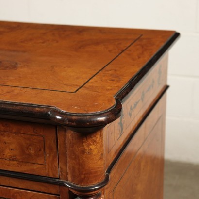 Chest Of Drawers Charles X Fir Maple Italy Second Quarter 19th Century