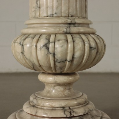 antiguo, columna, antigüedades de columna, columna antigua, columna italiana antigua, columna antigua, columna neoclásica, columna del siglo XIX, columna de mármol blanco