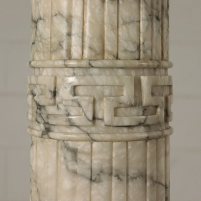 antiguo, columna, antigüedades de columna, columna antigua, columna italiana antigua, columna antigua, columna neoclásica, columna del siglo XIX, columna de mármol blanco