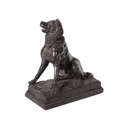 Marble Dog Sculpture Italy 18th Century
