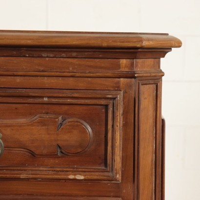Walnut Chest of Drawers Made With Ancien Woods Italy 20th Century