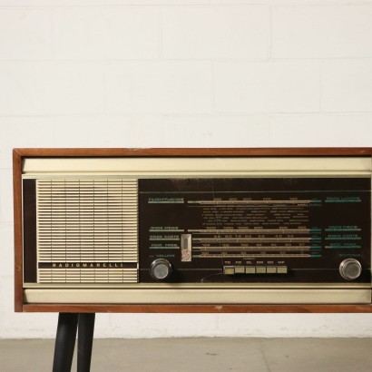 Système radio à plateau tournant des années 1960