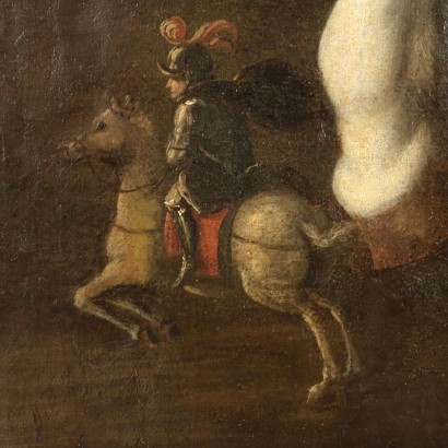 Saulo Against The Christians Oil On Canvas 17th Century