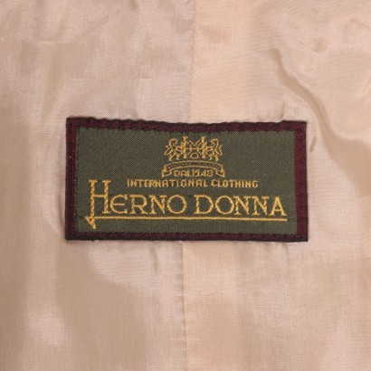 Vintage Herno Powder Pink Jacket Wool Cachemire Italy 1980s-1990s